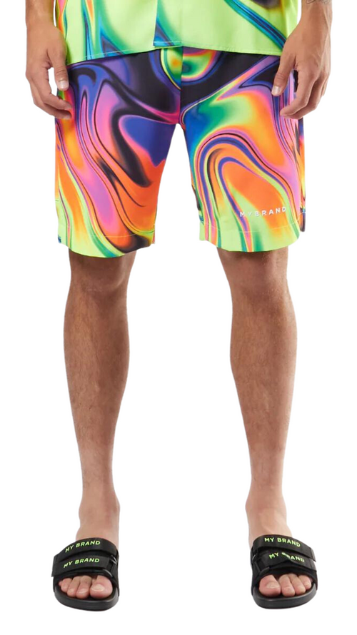 Liquid Swim Capsule Bowling Short | MULTI COLOR