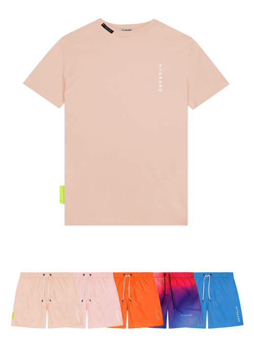 BASIC SWIM CAPSULE T-SHIR | LIGHT PINK