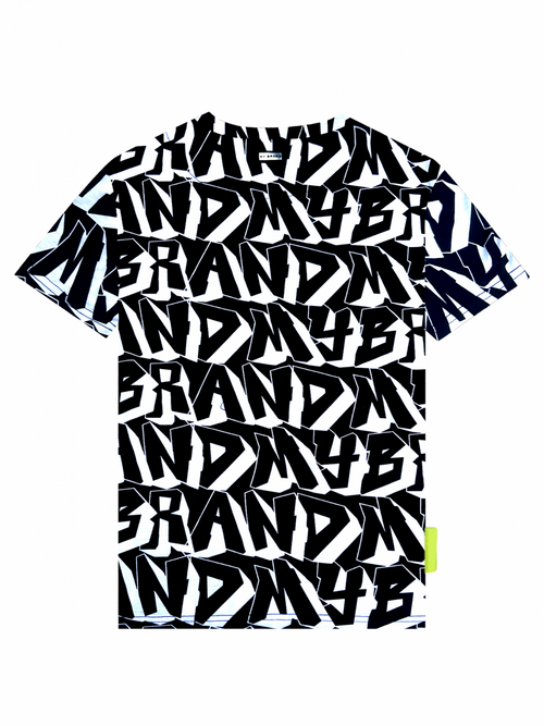 Street Art Swim AOP T-Shirt White | WHITE