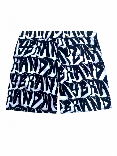 Street Art Swim AOP Swimshort White | WHITE