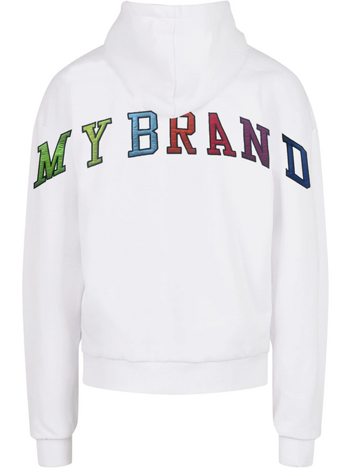 RAINBOW CAPSULE HOODIE | WHITE