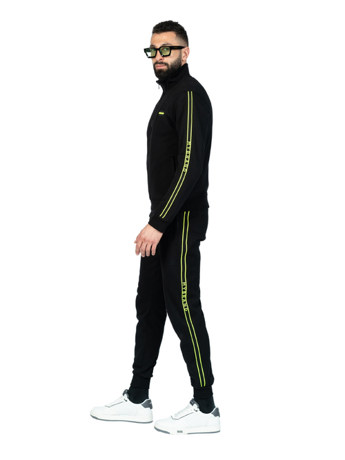 MB TAPING TRACKSUIT BLACK N.YELLOW | BLACK - NEONYELLOW