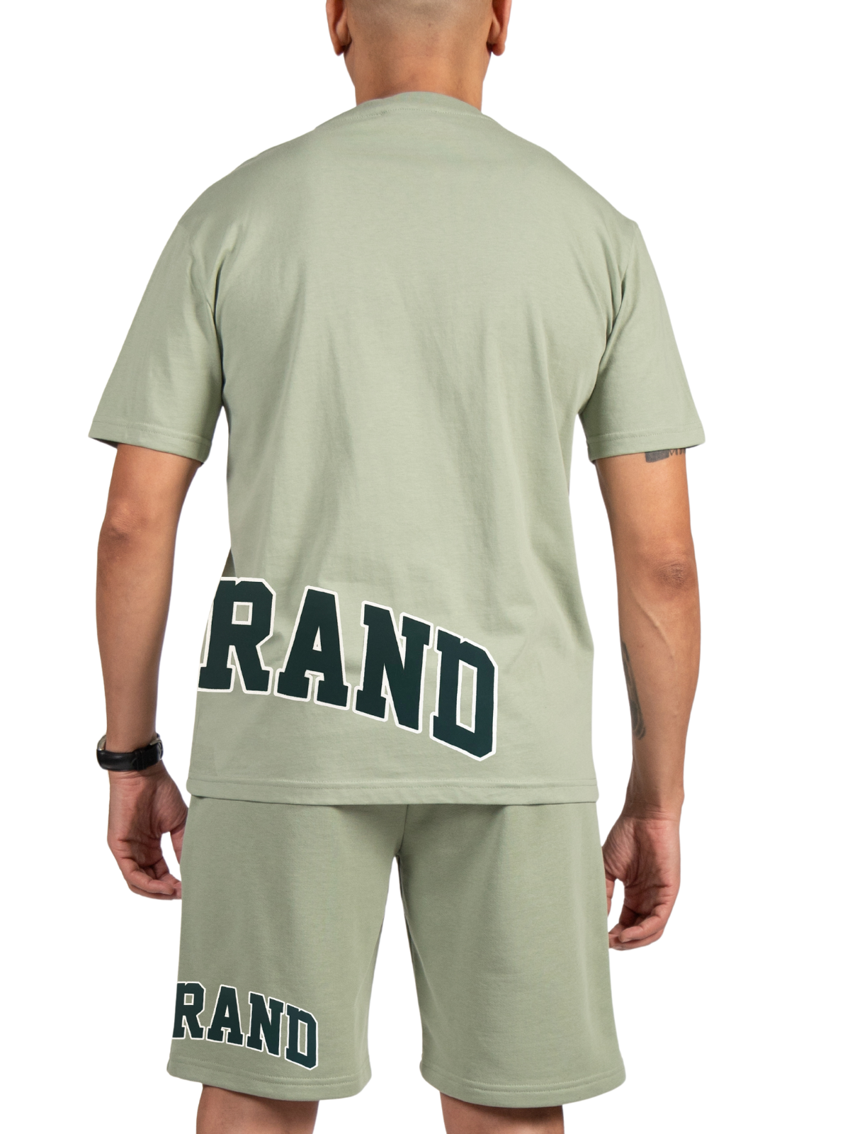 MYBRAND Bold Emblem T-shirt | LIGHT GREEN