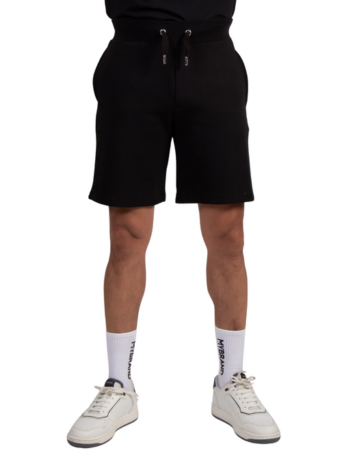 MYBRAND Embosed Statement Short Black | BLACK