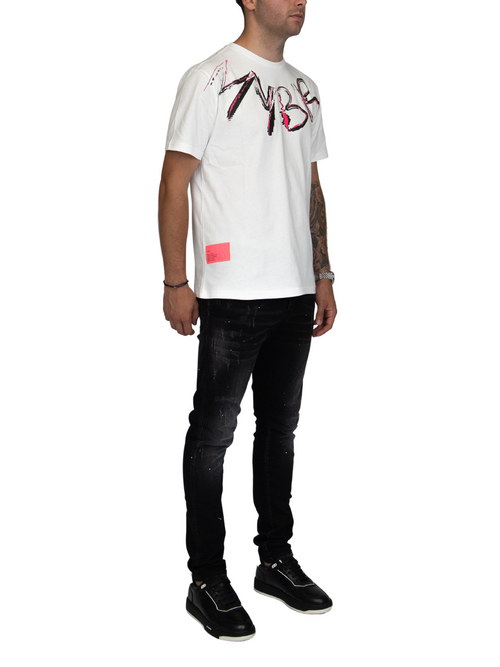 MYBRAND Signature Scribble Tee | OFF-WHITE
