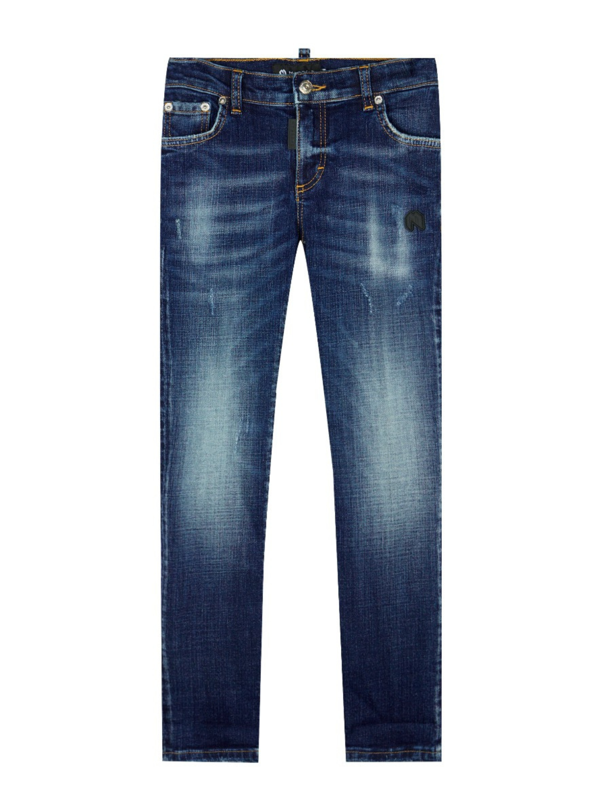 BASE WASHED DENIM JEANS | DENIM