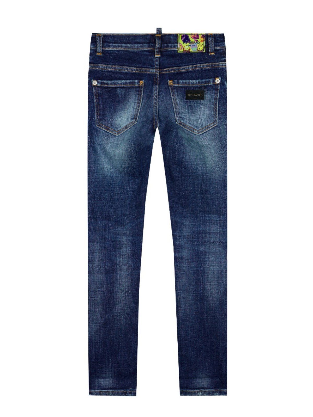 BASE WASHED DENIM JEANS | DENIM