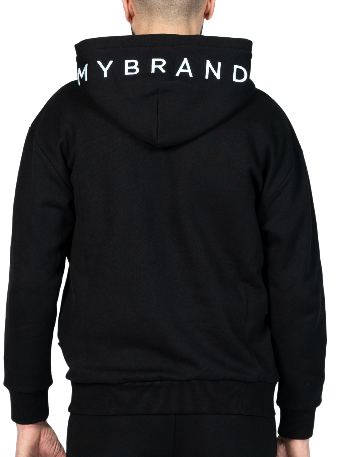 MB HEXAGON PATCH HOODIE BLA | BLACK