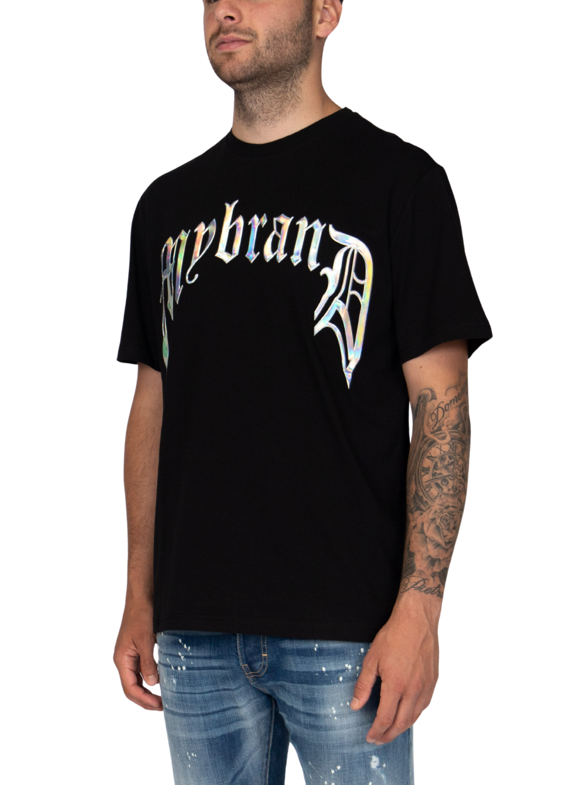 Chrome print mybrand black | BLACK
