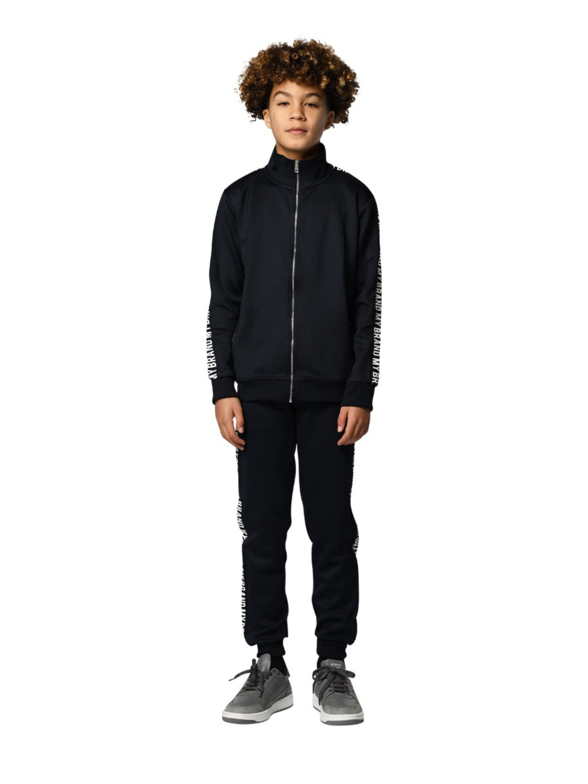 My Brand Tape Track Suit Bl/Wh | BLACK