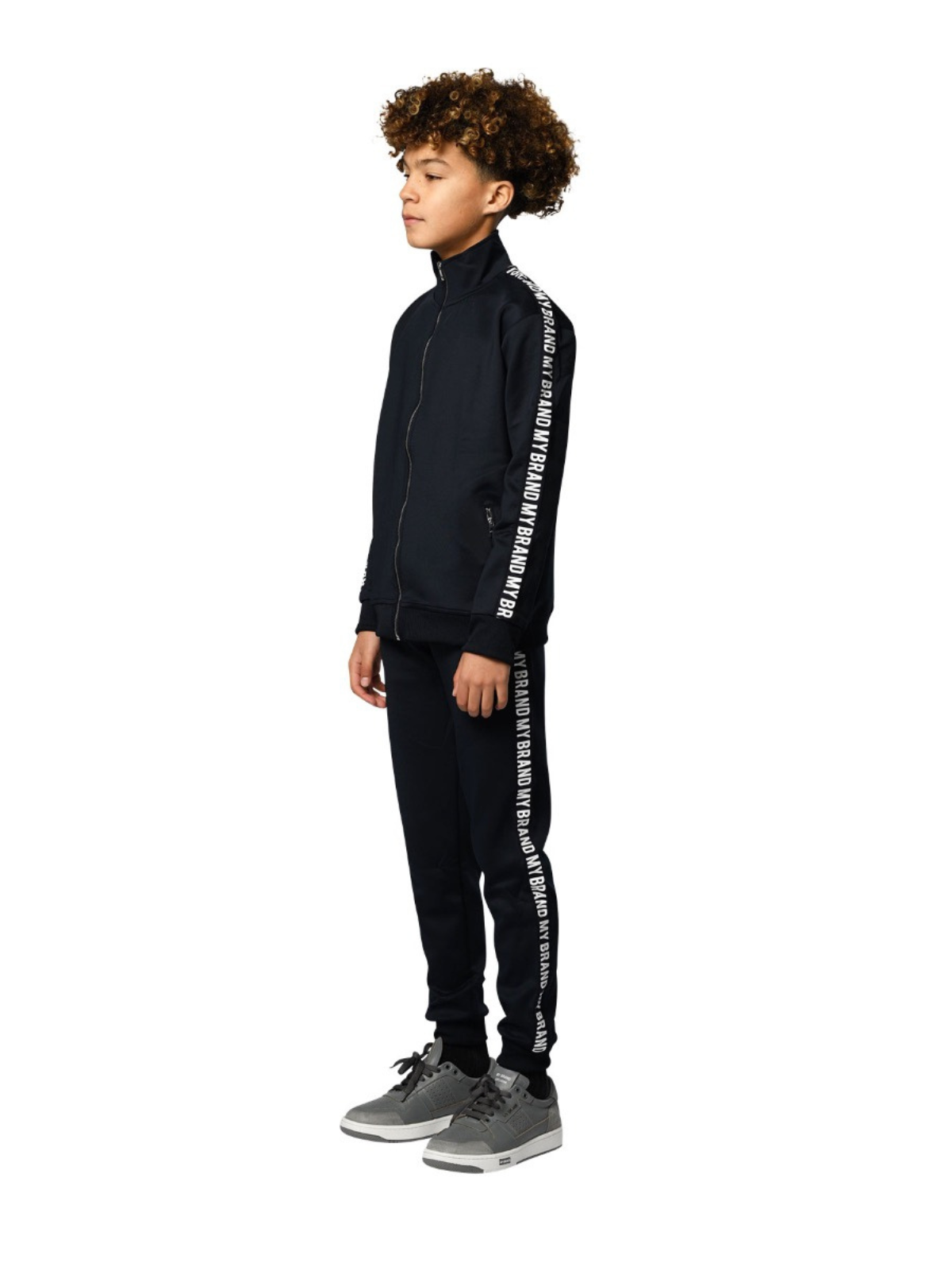 My Brand Tape Track Suit Bl/Wh | BLACK