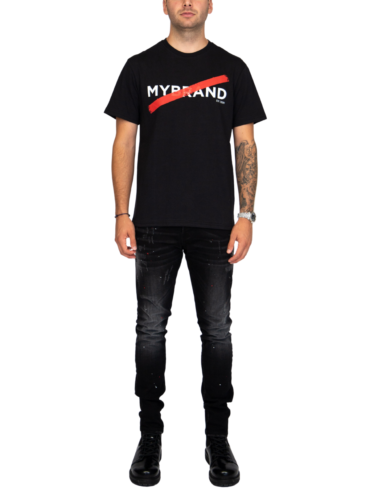 The Red Line Shirt Black | BLACK